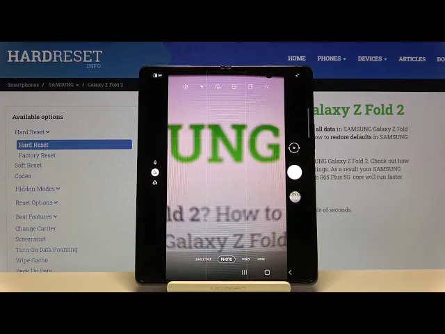 Video thumbnail for How to Scan QR Codes on SAMSUNG Galaxy Z Fold 2 - Camera Settings