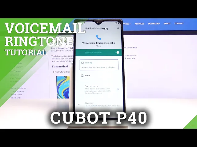 Video thumbnail for How to Change Voicemail Notification Sound in CUBOT P40 – Voicemail Settings