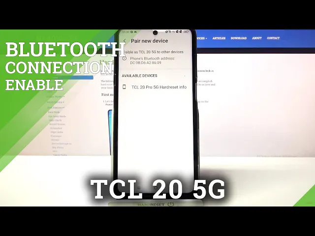 Video thumbnail for How to Connect Bluetooth Device to TCL 20 5G – Bluetooth Connection