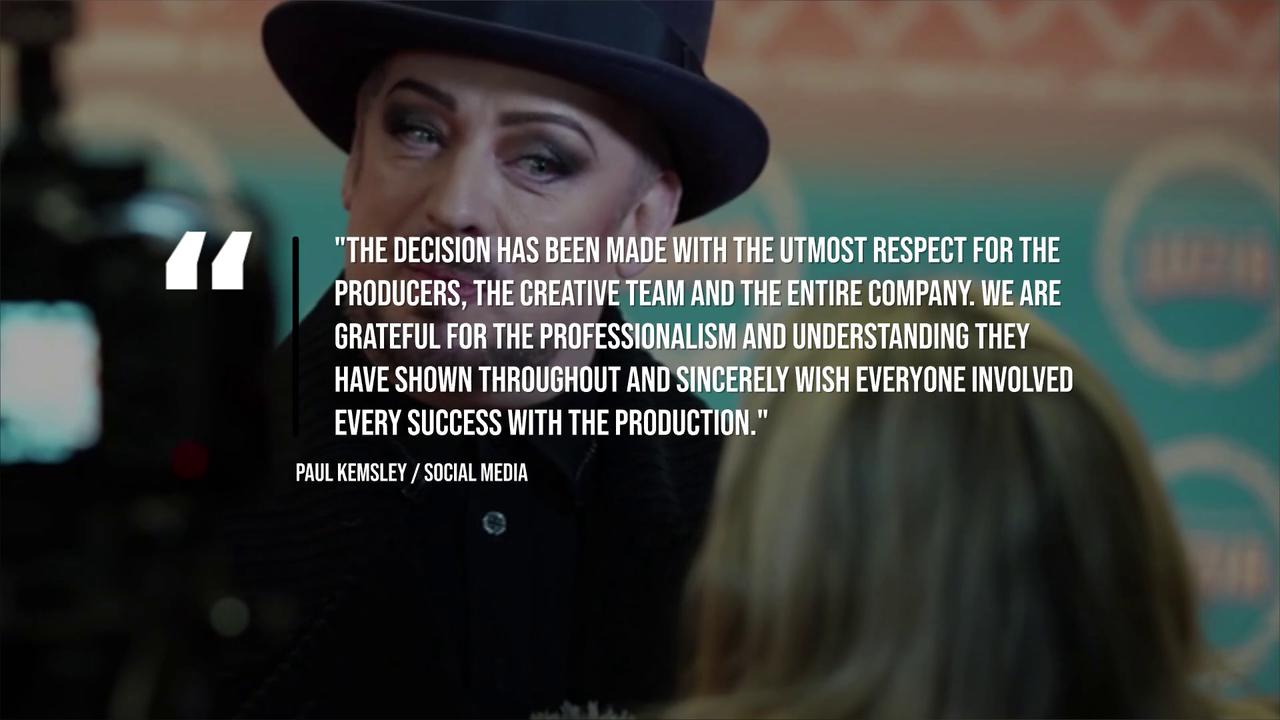 Video thumbnail for IN CASE YOU MISSED IT: Boy George drops out of Jesus Christ Superstar at last minute.
