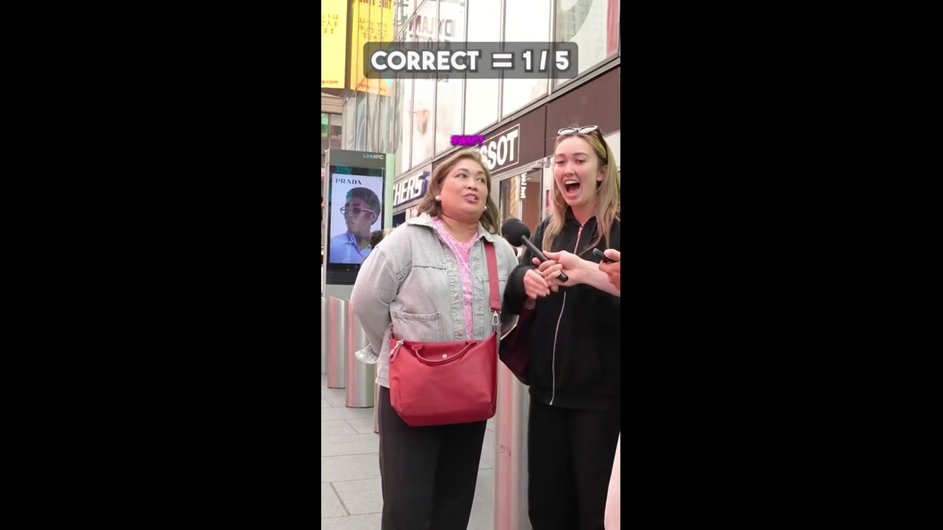 'Video thumbnail for Does Mom know her Daughter very well? #streetinterview #family #trivia'
