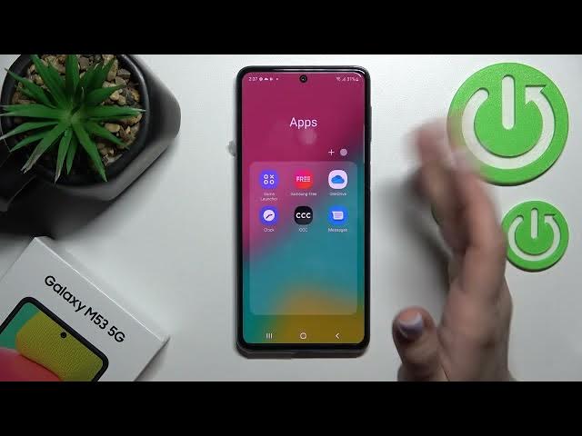 Video thumbnail for How to Create Home Screen Folders on Samsung Galaxy M53 - Add Folder to Home Screen