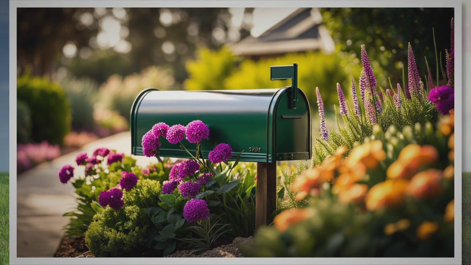 'Video thumbnail for Low-Maintenance Mailbox Landscaping Ideas'