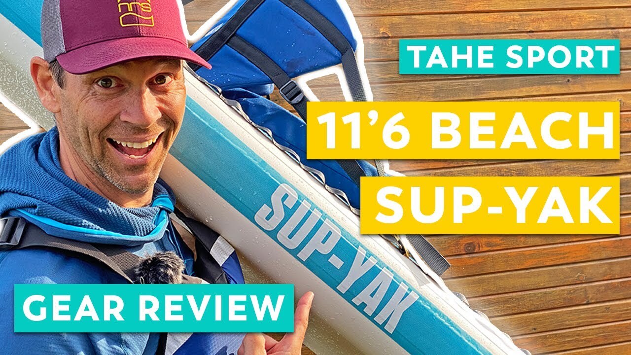 Video thumbnail for Kayak or Standup Paddleboard?  Full Review of Tahe 11'6 Beach SUP-YAK