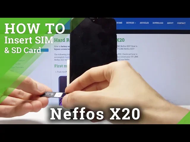 Video thumbnail for How to Insert Nano SIM Card to Neffos X20 - Input Memory Card