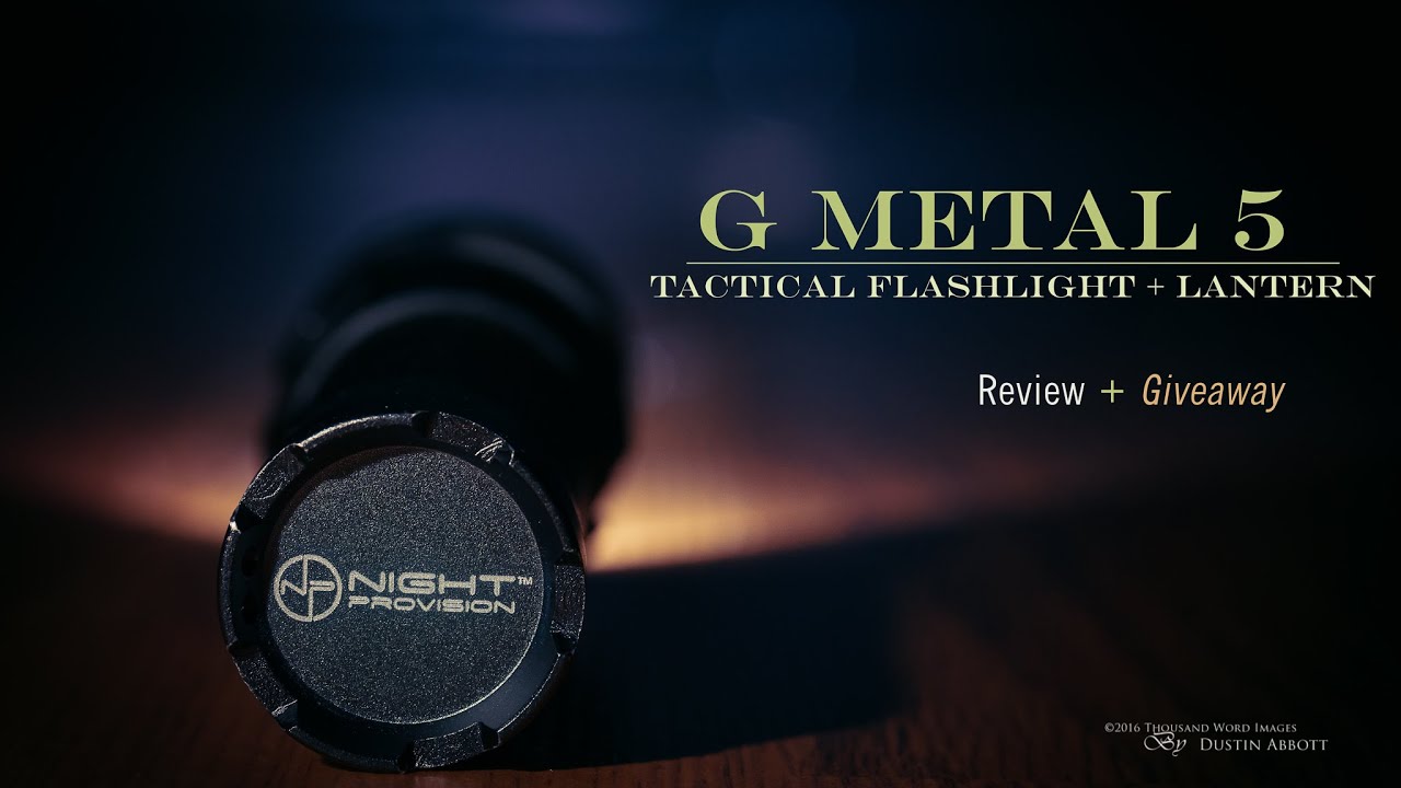 Video thumbnail for Night Pro Vision - G Metal 5 Tactical Flashlight + Lantern Review
