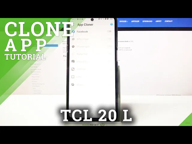 Video thumbnail for How to Use App Cloner in TCL 20 L - Clone Applications