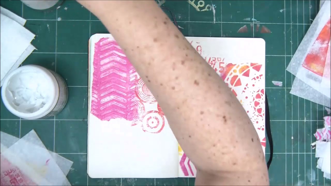Video thumbnail for Art Journaling Blog Hop