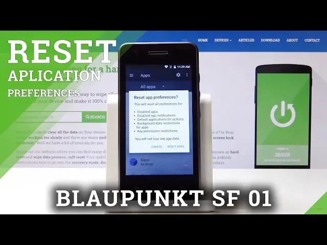 Video thumbnail for How to Reset App Preferences in BLAUPUNKT SF 01 - Restore App Settings