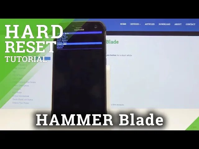 Video thumbnail for How to Perform Master Reset in HAMMER Blade - Clear eMMC / Wipe All Data