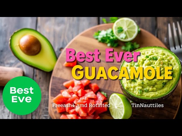 Video thumbnail for 🥑 “Best Ever Guacamole — Fresh, Zesty, and Ready in Minutes!”