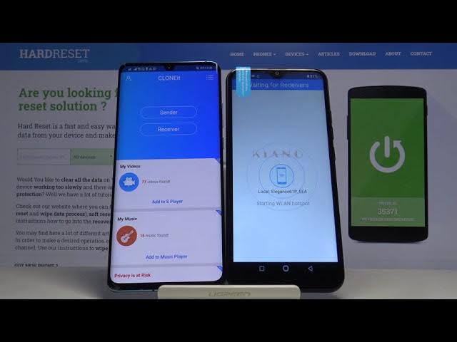 Video thumbnail for How to Transfer Data from Kiano Elegance 6.1 Pro to Android Phone?
