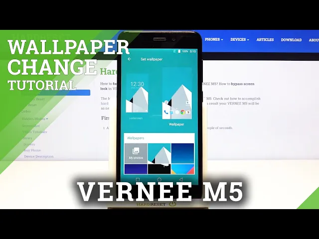 Video thumbnail for How to Change Wallpaper Picture in VERNEE M5 – Home/Lock Screen