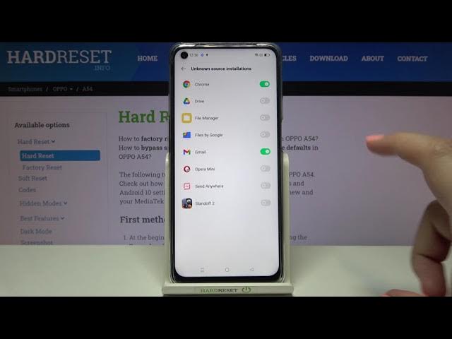 Video thumbnail for How to Allow Unknown Sources in OPPO A54 – Download Apps From Unknown Sources