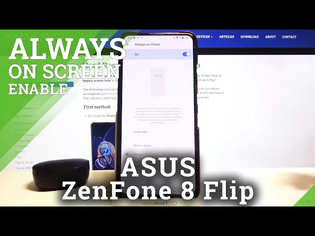 Video thumbnail for How to Deactivate Always On Display in ASUS ZenFone 8 Flip – Turn Off Lock Screen Features