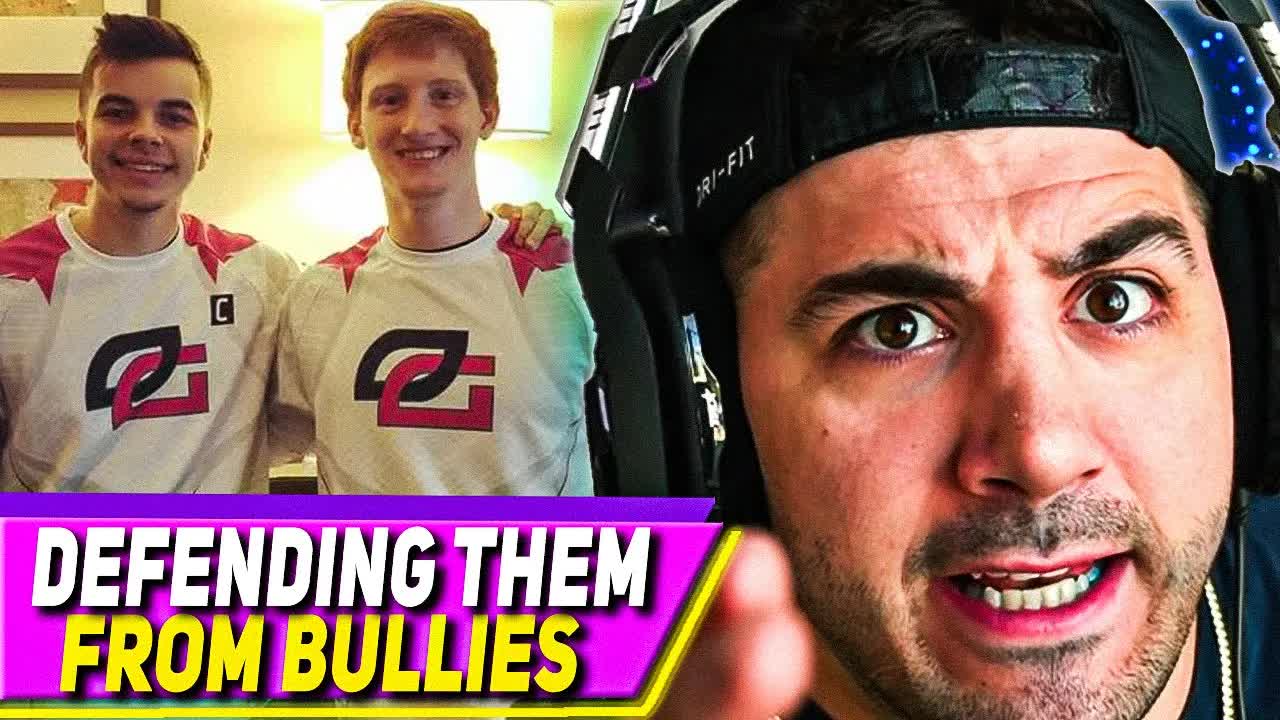 Video thumbnail for Nickmercs Story Defending Nadeshot and Scump on LAN