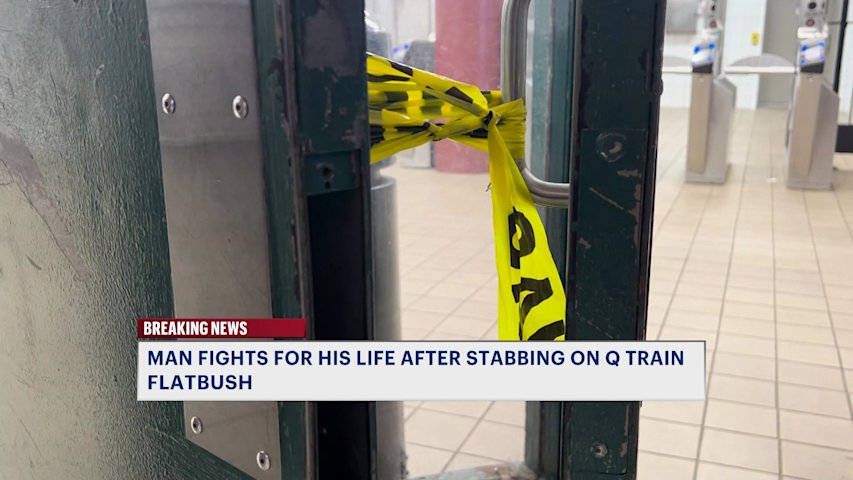 Video thumbnail for Man stabbed on Q train in Flatbush as string of violence continues