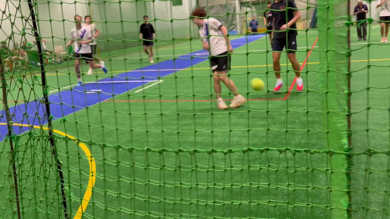 Video thumbnail for Bungling Galoot Boots a Soccer Ball Into an Innocent Man’s Face