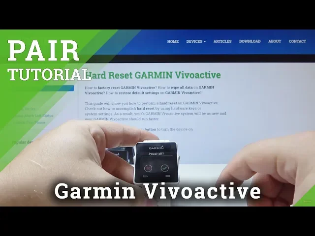 Video thumbnail for How to Pair GARMIN Vivomove HR with Another Device - Connect Smartwatch with Mobile