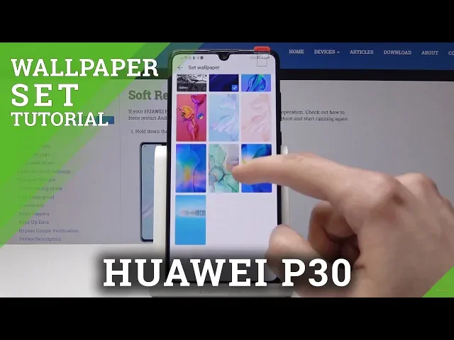 Video thumbnail for HUAWEI P30 HOW TO CHANGE WALLPAPER