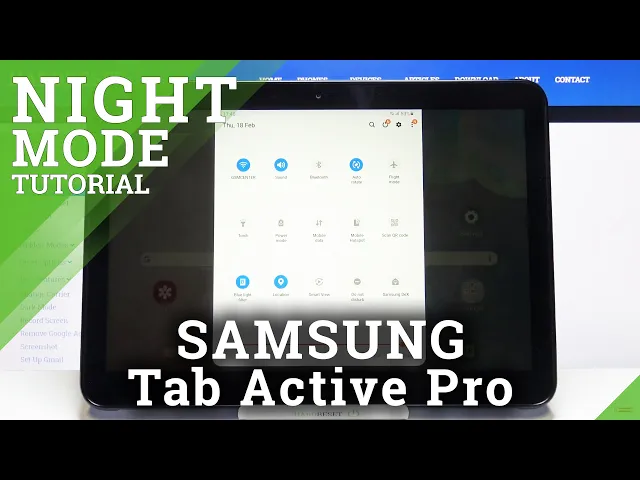 Video thumbnail for How to Activate Eye Comfort Mode in SAMSUNG Galaxy Tab Active Pro – Eye Protection