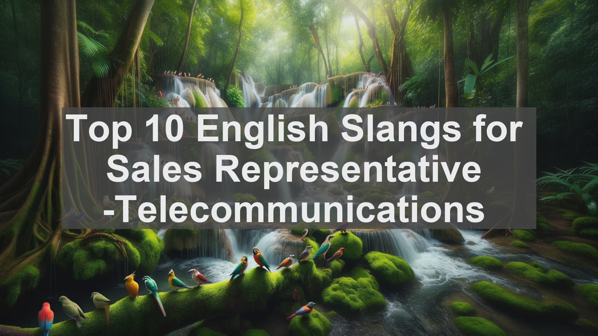 'Video thumbnail for Top 10 English Slangs for Sales Representative Telecommunications'