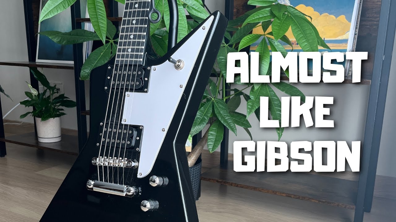 Video thumbnail for ALMOST Like Gibson - Harley Benton Extreme-76 BK - Review & Sound Demo