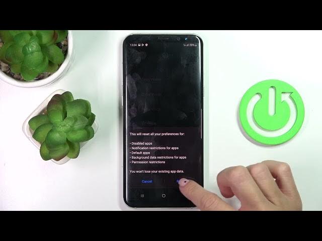 Video thumbnail for How to Reset App Preferences on SAMSUNG Galaxy S8+ – Reset App Settings