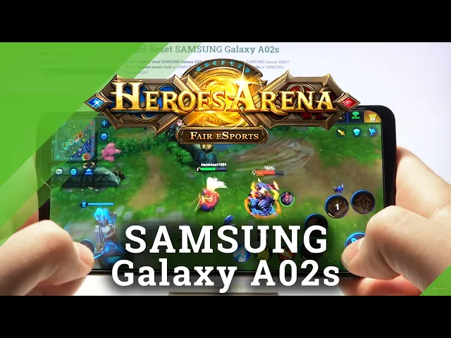 Video thumbnail for Heroes Arena on SAMSUNG Galaxy A02s – FPS / Drops / Crashes Checkup
