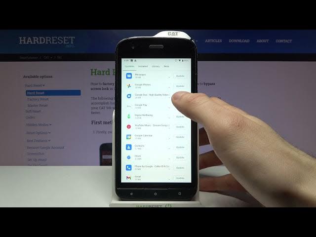 Video thumbnail for How to Update Apps in CAT S61 – Get Newest Apps Versions