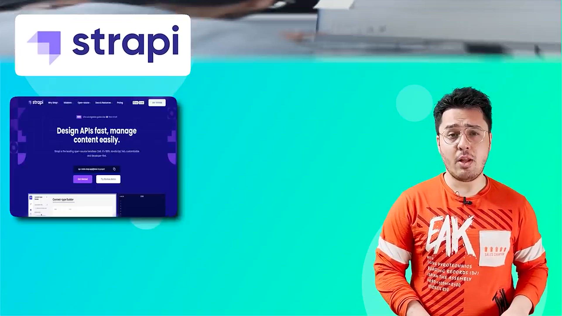 'Video thumbnail for Introduction to Strapi _ Strapi Tutorial #1'