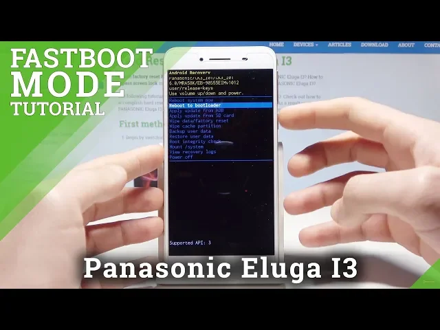 Video thumbnail for How to Enable Fastboot Mode in PANASONIC Eluga I3 - Fastboot Mode Activation