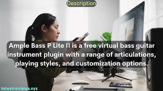 'Video thumbnail for Virtual Bass Guitar Ample Bass P Lite II'