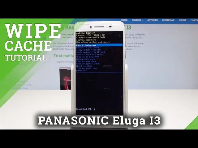 Video thumbnail for How to Wipe Cache in PANASONIC Eluga I3 - Delete System Caches