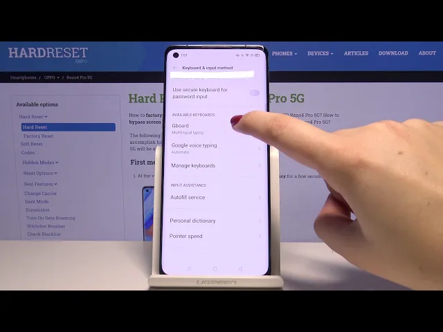 Video thumbnail for How to Turn On / Off Auto-correction Feature on OPPO Reno4 Pro – Enable Predictive Text