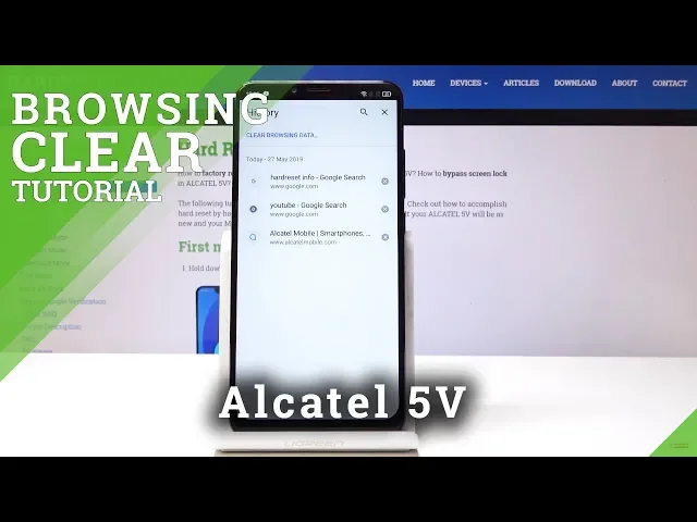 Video thumbnail for How to Clear Browsing Data in Alcatel 5V - Wipe Browsing History