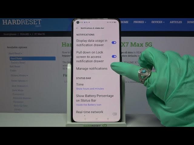 Video thumbnail for Manage Apps Notifications – Turn On/Off Messages from Apps on REALME X7 Max