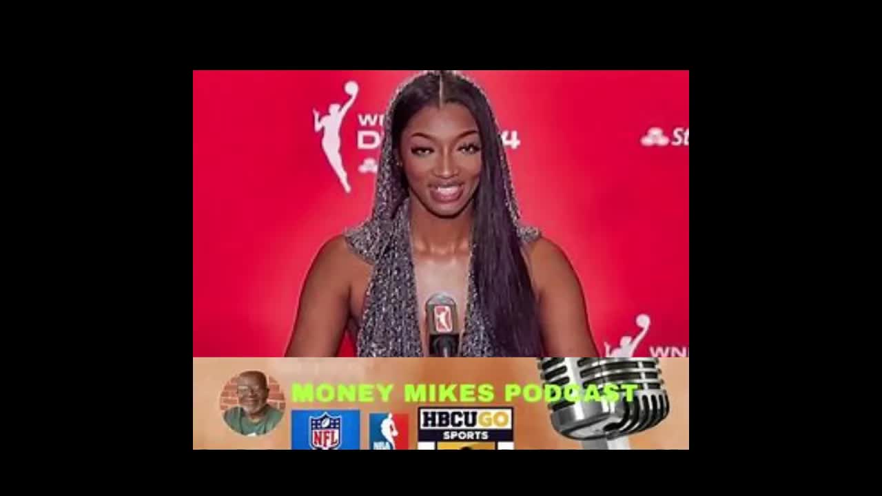 Video thumbnail for "WNBA Angel Reese, Caitlin Clark & Aja Wilson - WNBA 2025 Season | 2Hot Media Group Money Mike"