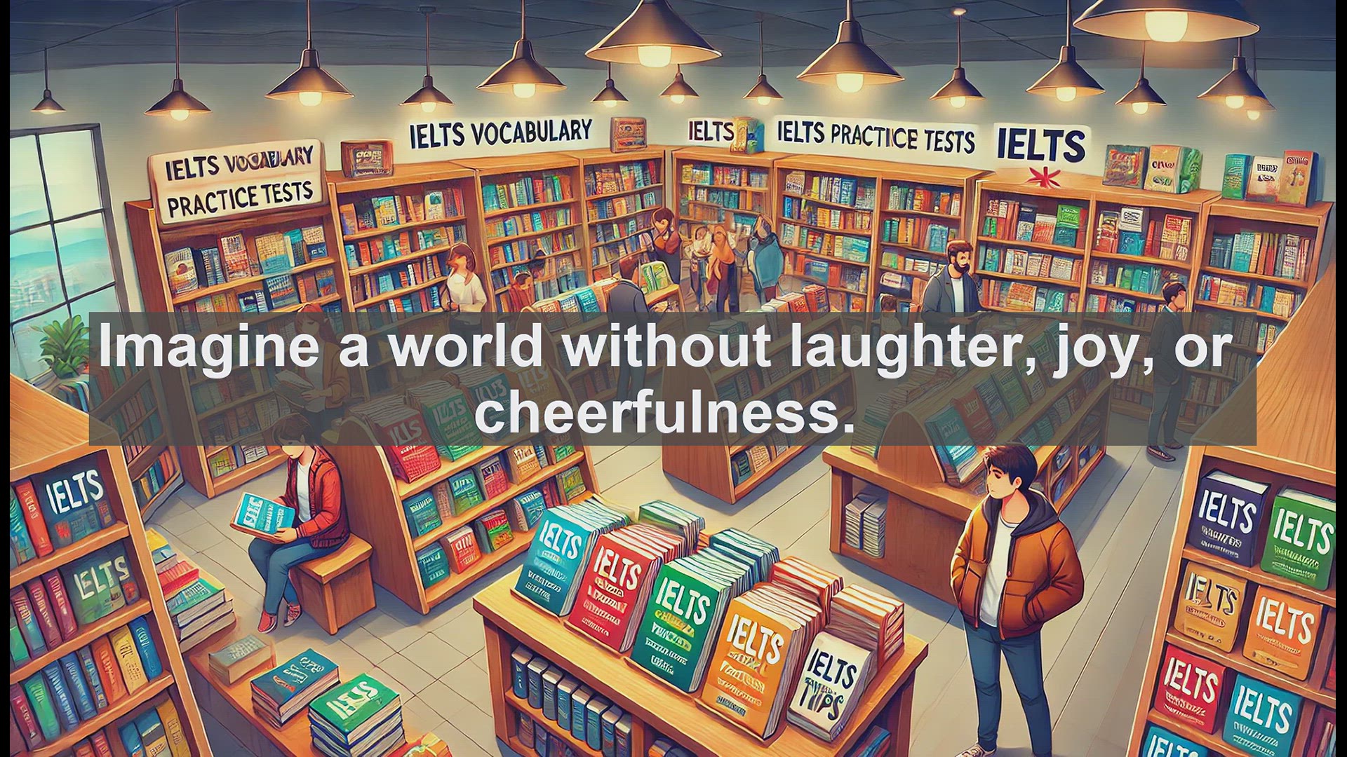 'Video thumbnail for 2000 Must Know IELTS 9.0 Vocabulary - Mirth: Mastering Joyful Vocabulary for IELTS Success'