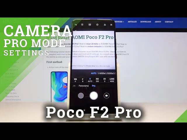 Video thumbnail for How to Use Camera Pro Mode Use XIAOMI Poco F2 Pro – Activate Camera Pro Mode