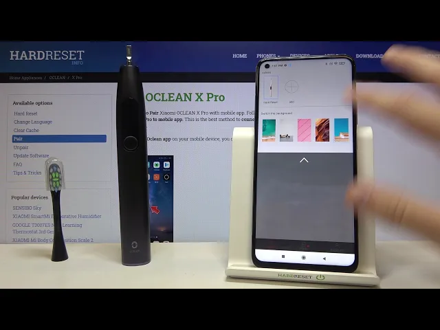 Video thumbnail for How to Change Background on Oclean X Pro Sonic Toothbrush – Different Backgrounds