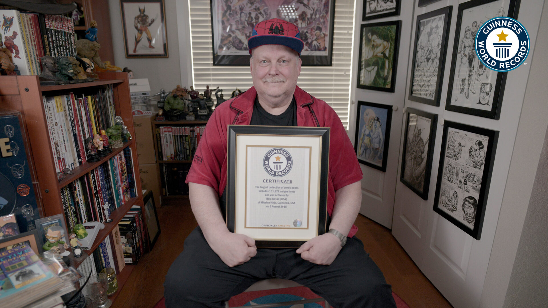'Video thumbnail for Inside the world's largest comic book collection with Bob Bretall'