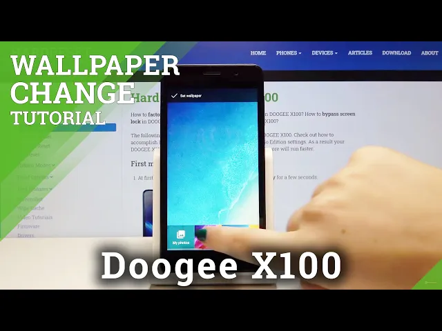 Video thumbnail for How to Change Wallpaper in DOOGEE X100 – Wallpaper Update