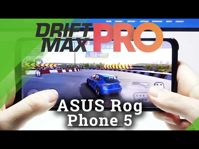 Video thumbnail for Drift Max Pro in ASUS ROG Phone 5 – Gaming Video