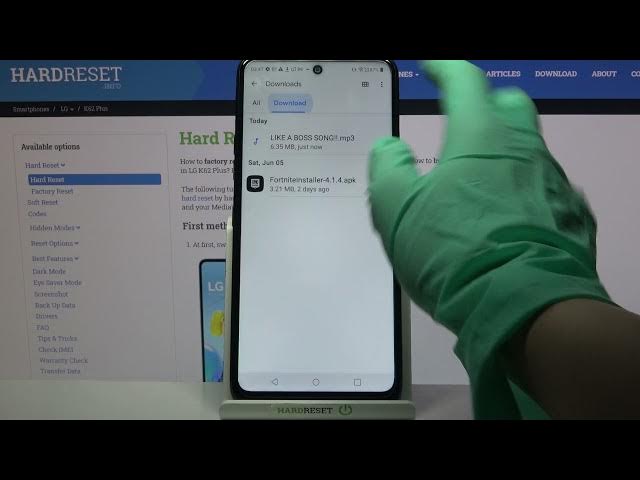 Video thumbnail for How to Find Downloaded Files in LG K62 Plus – Downloaded Files Storage