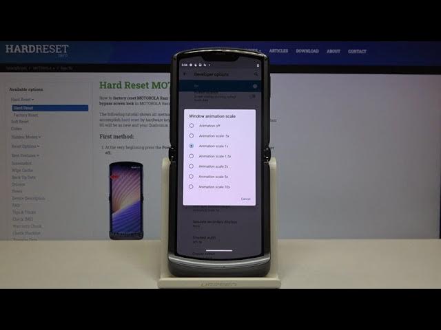 Video thumbnail for How to Enable Developer Options in MOTOROLA Razr 5G – Find Advanced Settings