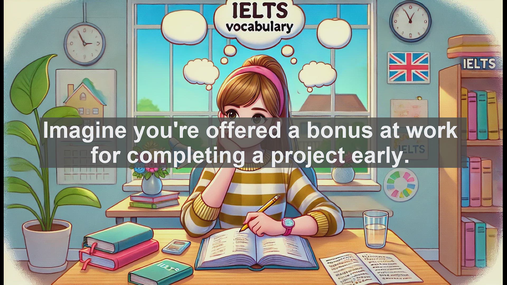'Video thumbnail for 2500 Must Know IELTS 6.5 Vocabulary - IELTS Vocabulary: Understanding and Using 'Incentive''