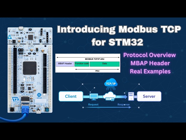 Video thumbnail for Modbus TCP Protocol Explained | MBAP Header, Frame Structure & Practical Example