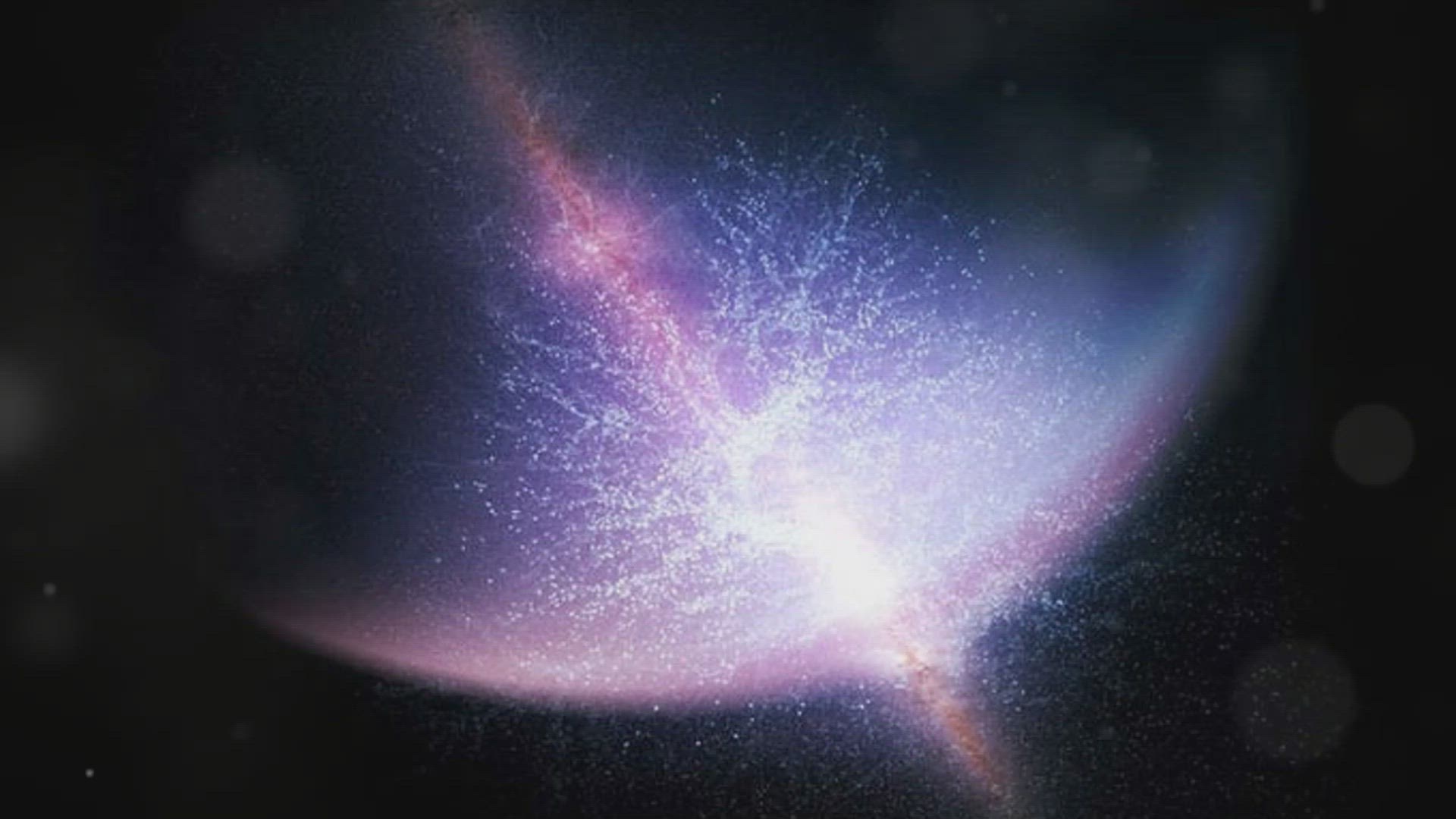 Video thumbnail for A ‘giant arc’ spanning 3.3 billion light-years across the universe should not exist