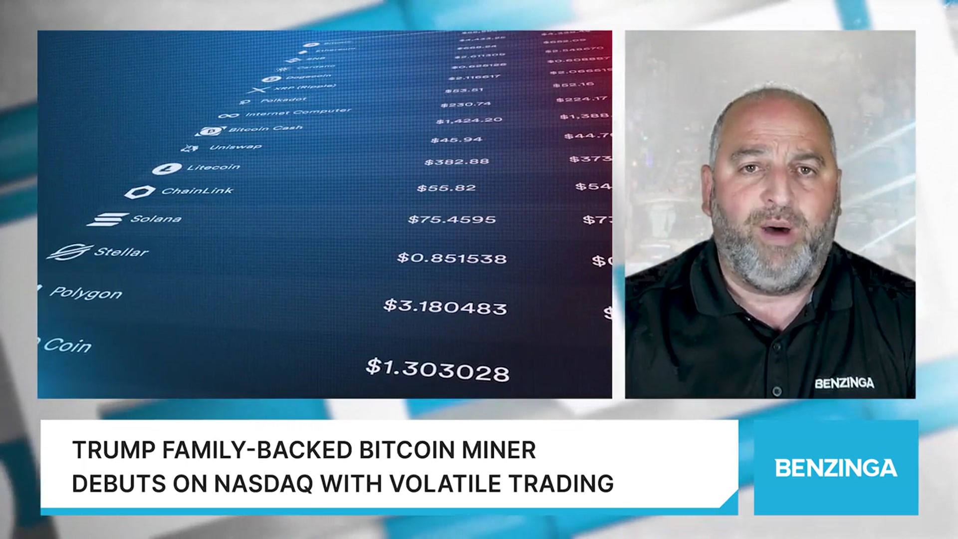 'Video thumbnail for Trump Family-Backed Bitcoin Miner Debuts On Nasdaq With Volatile Trading'
